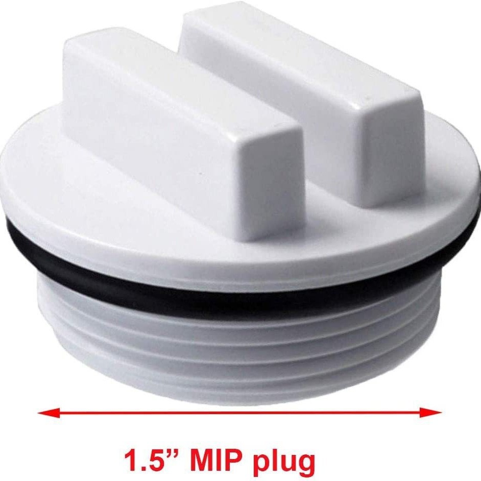 Hot Tub - 1.5インチフィルター排水プラグSP1022Cワンワードプラグリターンパイプ不凍液プラグ（プール、スパ、ホットタブ用）