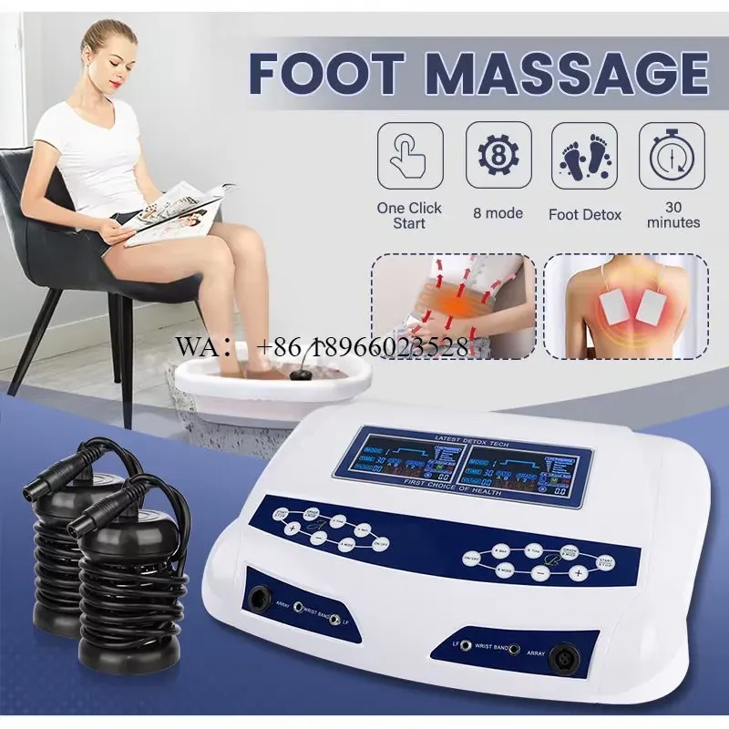 Foot Spa - WMWMNU 新型ポータブルイオンクレンズデトックスフットスパ プラスチック製液体型デトックスデバイス