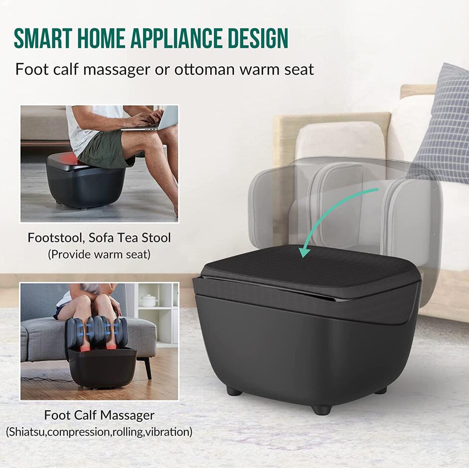 折りたたみ式2in1指圧フットマッサージャー、温熱機能付き足 - Foot Spa のレビューと価格