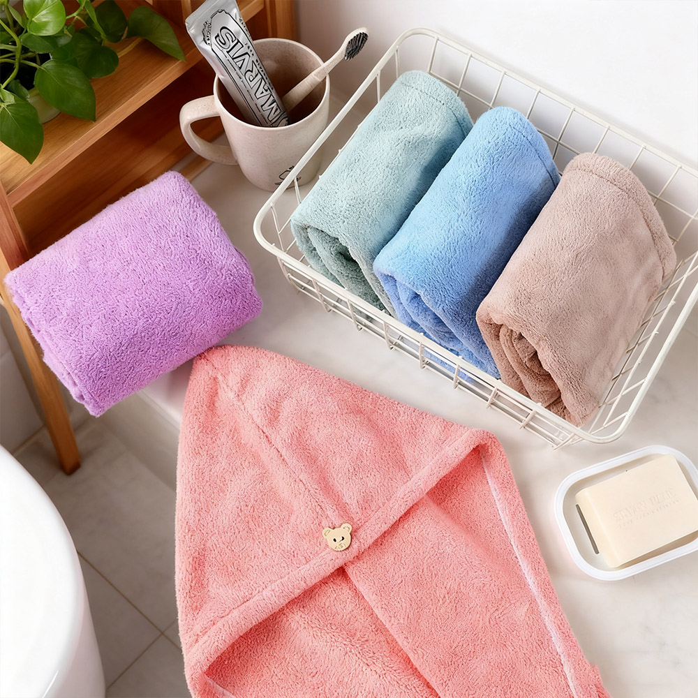 女性用、長髪用、速乾性ヘアタオル、柔らかいマイクロファイバー - Spa Towel のレビューと価格