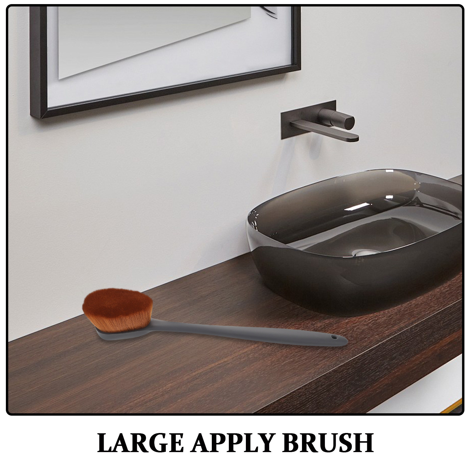 特大サイズのセルフタンニング用ボディブラシ。背中用ローション - Body Brush のレビューと価格