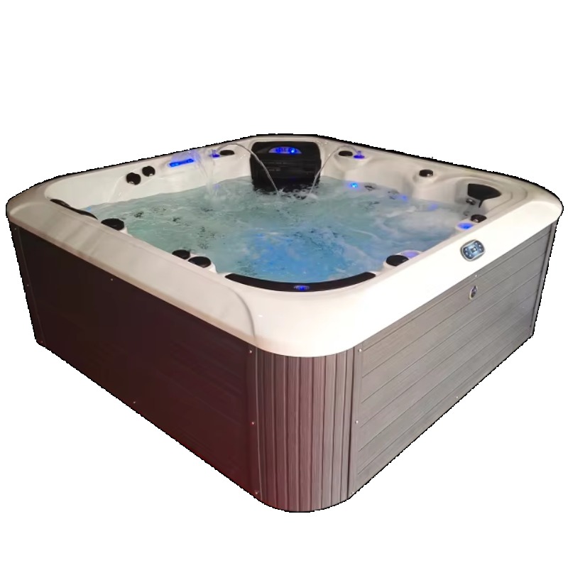 アクリル製屋外ジャグジーマッサージ浴槽、6人用、67ジェット - Hot Tub のレビューと価格
