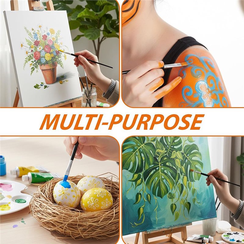 ABGH-12本セット フェイスペイント用ブラシ＆スポンジセ - Body Brush のレビューと価格