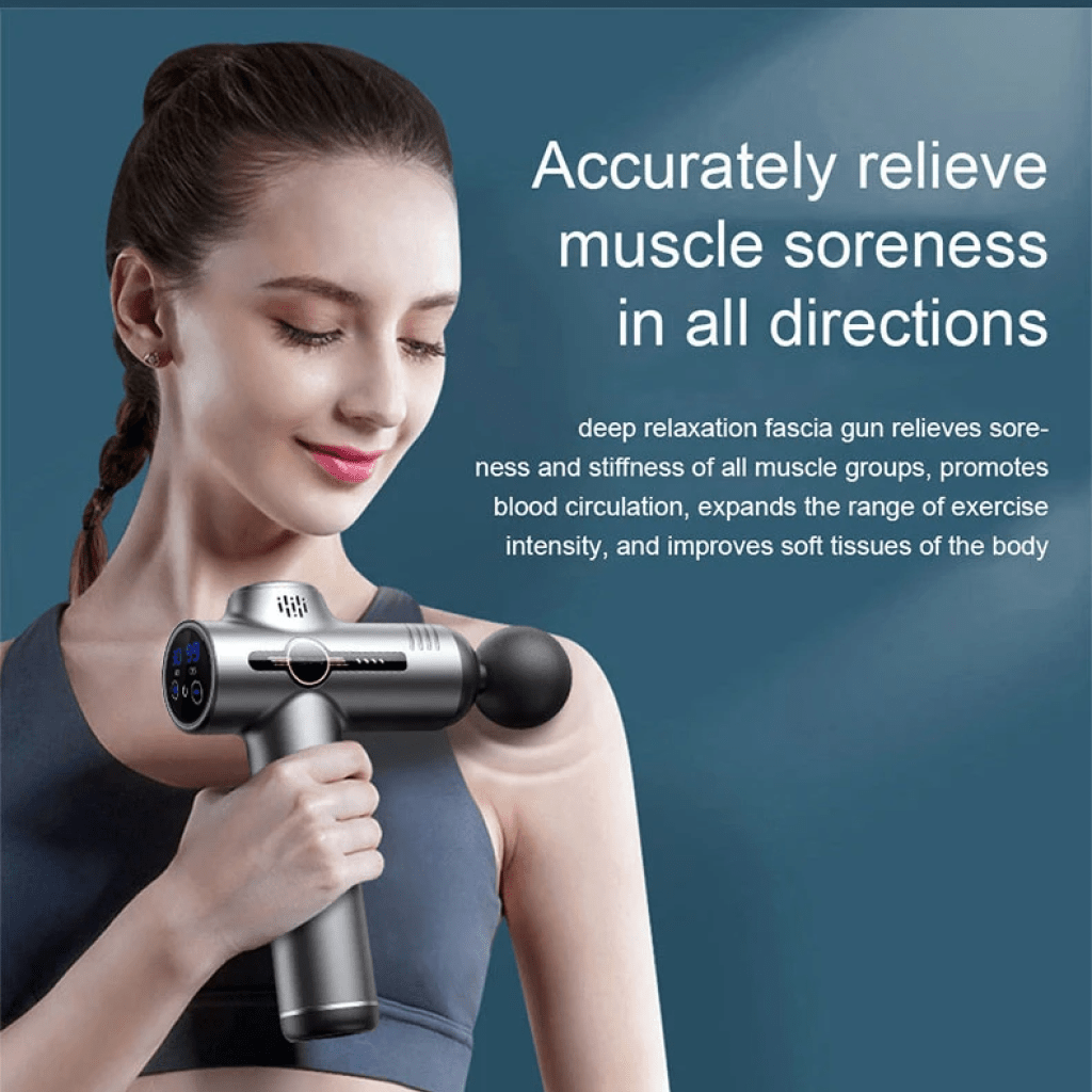 99 レベルマッサージガン筋膜深部筋肉リラックスボディネック - Massage Gun のレビューと価格